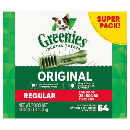 Picture of Greenies™ Adult Regular Dog Dental Treats - Natural, Oral Health, Original
